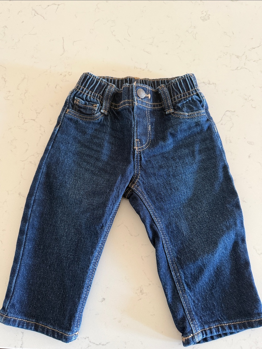 Infant dark blue jeans